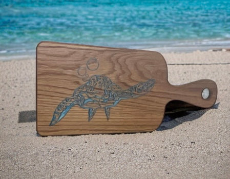 SEA TURTLE CHARCUTERIE/CUTTING BOARD COMBO