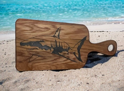 SHARK CHARCUTERIE/CUTTING BOARD COMBO