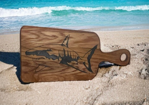 SHARK CHARCUTERIE/CUTTING BOARD COMBO